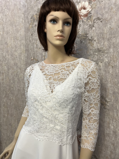 BK-05 Болеро кордовое, пуговки, рукав 3.4