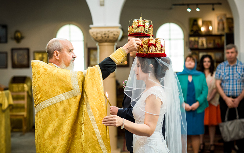 Венчание по православному обычаю