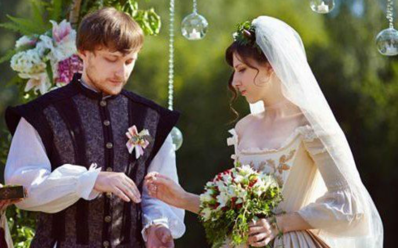 Свадьба в стиле Средневековья