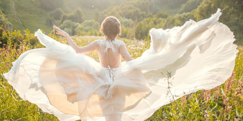 невеста, свадебное платье, натуральные тонкие ткани