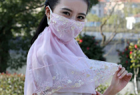 Новый тренд свадебной моды: маска для лица