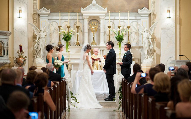 Венчание в католическом храме